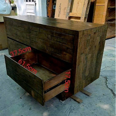 SuSa - DR : Tủ Ngang 4 Ngăn Kéo - 145cm 